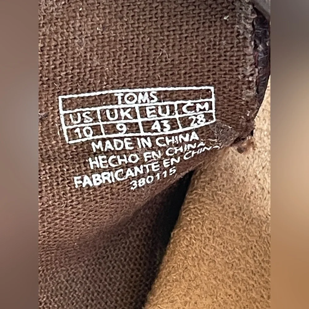 Toms Brown Leather Sandals